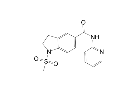 1-Mesyl-N-(2-pyridyl)indoline-5-carboxamide