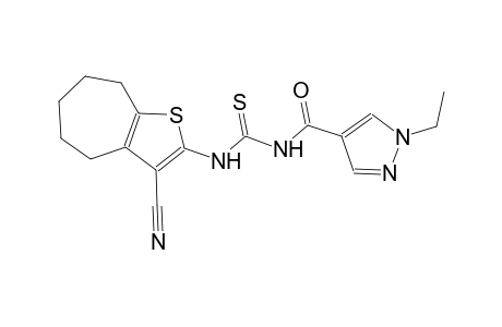 N-(3-cyano-5,6,7,8-tetrahydro-4H-cyclohepta[b]thien-2-yl)-N'-[(1-ethyl-1H-pyrazol-4-yl)carbonyl]thiourea