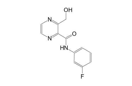2-pyrazinecarboxamide, N-(3-fluorophenyl)-3-(hydroxymethyl)-