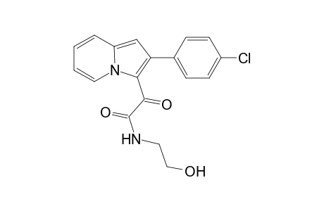 2-[2-(4-chlorophenyl)indolizin-3-yl]-N-(2-hydroxyethyl)-2-oxoacetamide