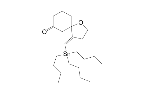 1-Oxaspiro[4.5]decan-7-one, 4-[(tributylstannyl)methylene]-, (E)-(.+-.)-
