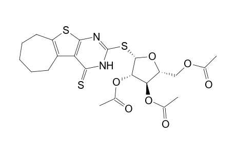 2-(2',3',5'-Tri-O-acetyl-b-D-arabinofuranosylthio)-6,7,8,9,10-pentahydrocycloheptathieno-[2,3-d]pyrimidine-4-thione