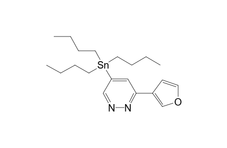 3-(3-Furyl)-5-tributylstannylpyridazine