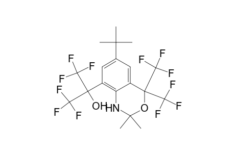 2H-3,1-Benzoxazine-8-methanol, 6-(1,1-dimethylethyl)-1,4-dihydro-2,2-dimethyl-.alpha.,.alpha.,4,4-tetrakis(trifluoromethyl)-