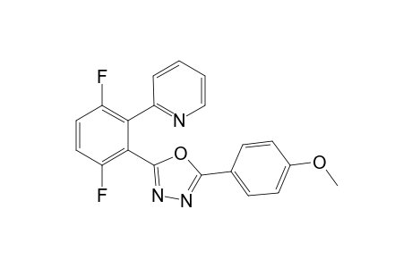 2-(3,6-Difluoro-2-(pyridin-2-yl)phenyl)-5-(4-methoxyphenyl)-1,3,4-oxadiazole