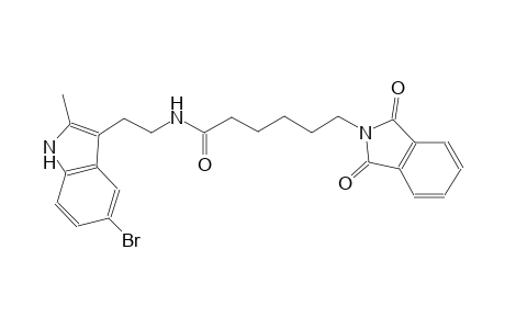 1H-isoindole-2-hexanamide, N-[2-(5-bromo-2-methyl-1H-indol-3-yl)ethyl]-2,3-dihydro-1,3-dioxo-