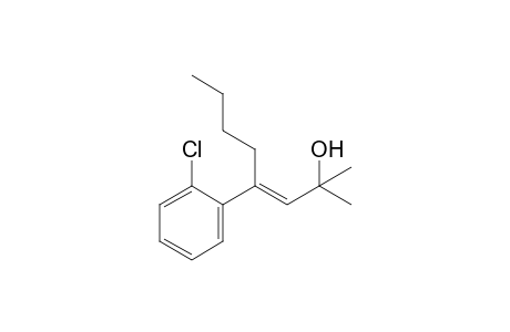 (E)-4-(2-chlorophenyl)-2-methyl-oct-3-en-2-ol
