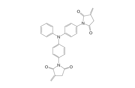 BIS-[4-(3-METHYLENE-2,5-DIOXOPYRROLIDINYL)-PHENYL]-PHENYLAMINE;N,N-BIS-(4-ITACONIMIDOPHENYL)-ANILINE