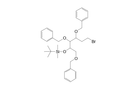 D-arabino-Hexitol, 1-bromo-1,2-dideoxy-5-O-[(1,1-dimethylethyl)dimethylsilyl]-3,4,6-tris -O-(phenylmethyl)-
