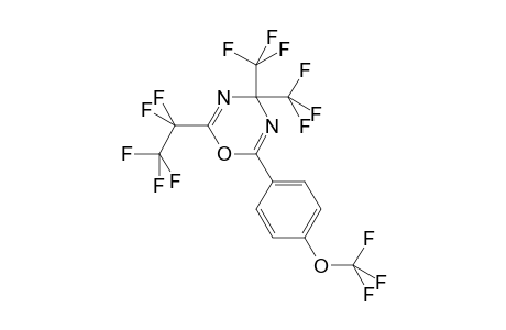 2-(1,1,2,2,2-Pentafluoroethyl)-6-[4-(trifluoromethoxy)phenyl]-4,4-bis(trifluoromethyl)-4H-1,3,5-oxadiazine
