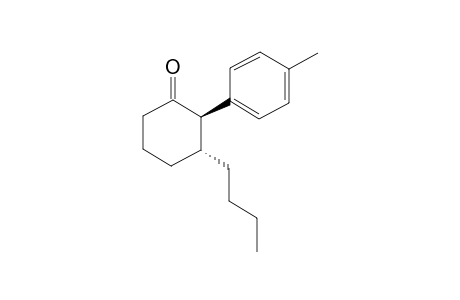 trans-3-Butyl-2-(p-tolyl)cyclohexan-1-one