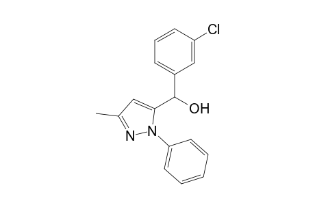(3-Chlorophenyl)(3-methyl-1-phenyl-1H-pyrazol-5-yl)methanol