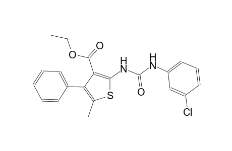 ethyl 2-{[(3-chloroanilino)carbonyl]amino}-5-methyl-4-phenyl-3-thiophenecarboxylate
