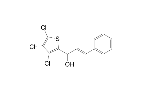 (E)-3-phenyl-1-(3,4,5-trichloro-2-thienyl)prop-2-en-1-ol