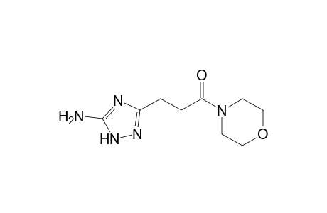 3-(5-Amino-1H-1,2,4-triazol-3-yl)-1-(morpholin-4-yl)propan-1-one