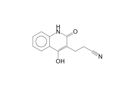 3-(4-Hydroxy-2(1H)-oxo-3-quinolyl)propionitrile
