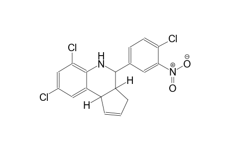 3H-cyclopenta[c]quinoline, 6,8-dichloro-4-(4-chloro-3-nitrophenyl)-3a,4,5,9b-tetrahydro-, (3aR,4S,9bS)-