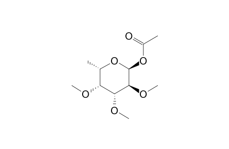 Acetyl 6-deoxy-2,3,4-tri-O-methyl-.alpha.,L-galactopyranoside
