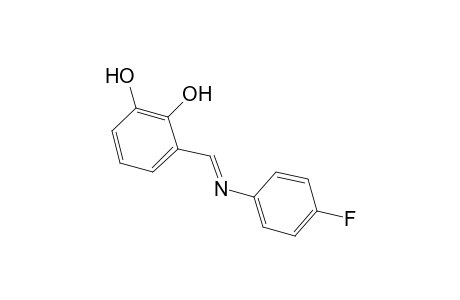 3-[(4-fluoro-phenylimino)-methyl]-benzene-1,2-diol