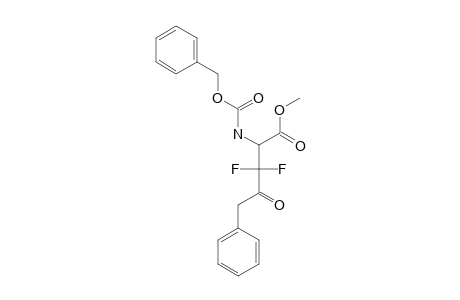 METHYL-2-[N-BENZYLOXYCARBONYL]-AMINO-3,3-DIFLUORO-4-OXO-5-PHENYLPENT-4-ENOATE