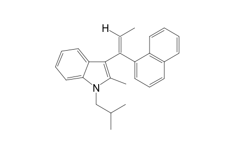 1-iso-Butyl-2-methyl-3-(1-naphthyl-1-propen-1-yl)-1H-indole II