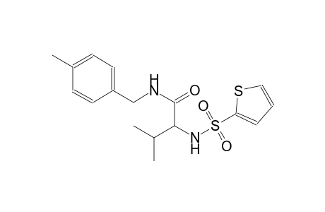 3-methyl-N-(4-methylbenzyl)-2-[(2-thienylsulfonyl)amino]butanamide