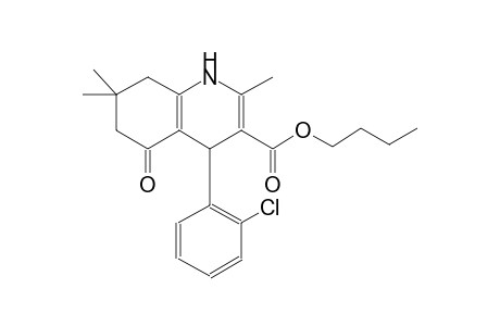 3-quinolinecarboxylic acid, 4-(2-chlorophenyl)-1,4,5,6,7,8-hexahydro-2,7,7-trimethyl-5-oxo-, butyl ester
