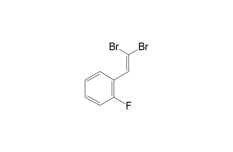 1-(2,2-dibromoethenyl)-2-fluorobenzene