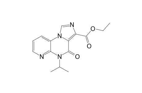 Ethyl 5-isopropyl-4-oxo-4,5-dihydroimidazo[1,5-a]pyrido[2,3-e]pyrazine-3-carboxylate