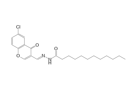 N'-[(E)-(6-chloro-4-oxo-4H-chromen-3-yl)methylidene]dodecanohydrazide