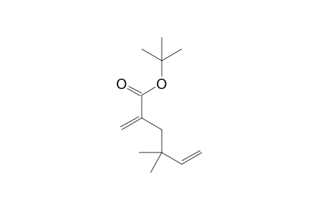 tert-butyl 4,4-dimethyl-2-methylenehex-5-enoate