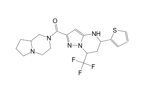 2-(hexahydropyrrolo[1,2-a]pyrazin-2(1H)-ylcarbonyl)-5-(2-thienyl)-7-(trifluoromethyl)-4,5,6,7-tetrahydropyrazolo[1,5-a]pyrimidine