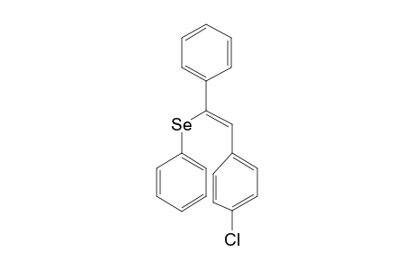 1-Chloranyl-4-[(Z)-2-phenyl-2-phenylselanyl-ethenyl]benzene