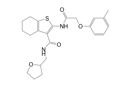 2-{[(3-methylphenoxy)acetyl]amino}-N-(tetrahydro-2-furanylmethyl)-4,5,6,7-tetrahydro-1-benzothiophene-3-carboxamide