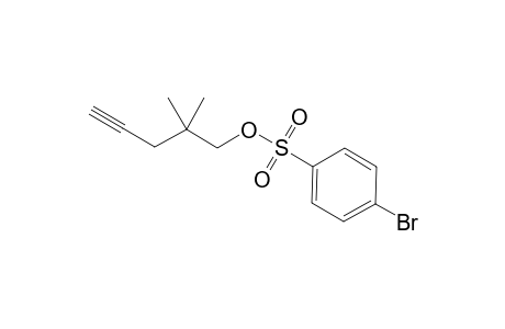 2,2-Dimethylpent-4-yn-1-yl4-bromobenzenesulfonate