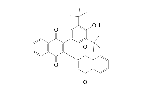 3-[3',5'-di(t-Butyl)-4'-hydroxyphenyl)-2,2'-bis(1",4"-naphthoquinone)