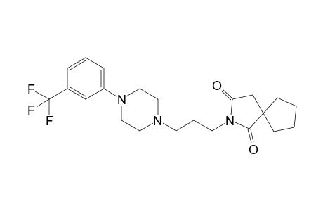 N-[(4-(3-trifluoromethylphenyl)piperazin-1-yl)-propyl]-2-azaspiro[4.4]nonane-