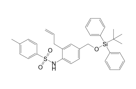 4-(tert-Butyldiphenylsilyl)oxymethyl-2-(2-propenyl)-N-(p-toluenesulfonyl)aniline