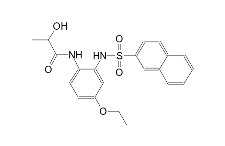 propanamide, N-[4-ethoxy-2-[(2-naphthalenylsulfonyl)amino]phenyl]-2-hydroxy-