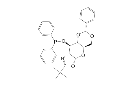 2-TERT.-BUTYL-4,5-(4,6-O-BENZYLIDENE-3-O-(DIPHENYLPHOSPHINO)-1,2-DIDEOXY-ALPHA-D-GLUCOPYRANO)-[2,1-D]-2-OXAZOLINE