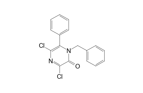 1-benzyl-3,5-dichloro-6-phenyl-pyrazin-2-one