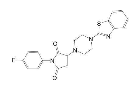 3-[4-(1,3-benzothiazol-2-yl)-1-piperazinyl]-1-(4-fluorophenyl)-2,5-pyrrolidinedione