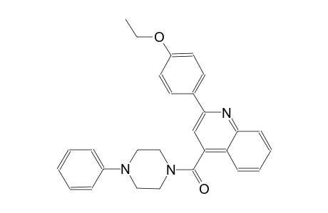 2-(4-ethoxyphenyl)-4-[(4-phenyl-1-piperazinyl)carbonyl]quinoline
