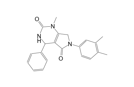 1H-pyrrolo[3,4-d]pyrimidine-2,5-dione, 6-(3,4-dimethylphenyl)-3,4,6,7-tetrahydro-1-methyl-4-phenyl-