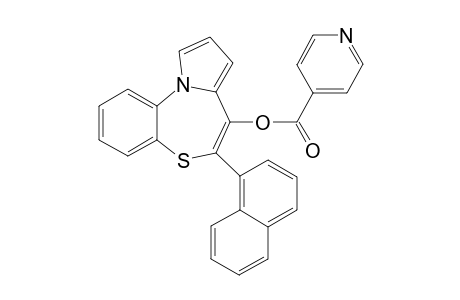 7-[(Isonicotinoyl)oxy]-6-(naphth-1'yl)pyrrolo[2,1-d]-(1,5)-benzothiazepine