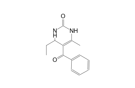 2(1H)-pyrimidinone, 5-benzoyl-4-ethyl-3,4-dihydro-6-methyl-