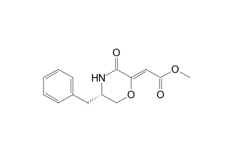 (Z)-Methyl 2-((S)-5-benzyl-3-oxomorpholin-2-ylidene)-acetate