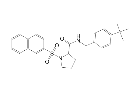 2-pyrrolidinecarboxamide, N-[[4-(1,1-dimethylethyl)phenyl]methyl]-1-(2-naphthalenylsulfonyl)-