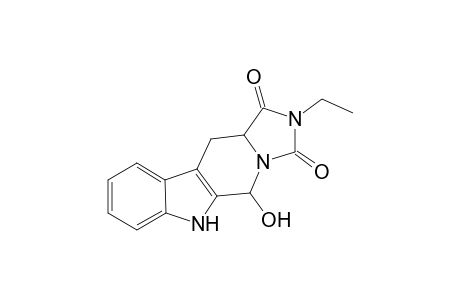 2-Ethyl-10-hydroxy-3a,4,9,10-tetrahydro-2,9,10a-triaza-cyclopenta[b]fluorene-1,3-dione
