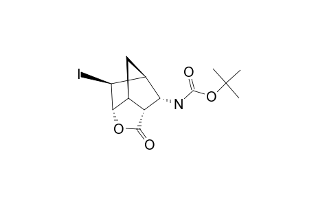 (1S*,2S*,3S*,6R*,7R*,9S*)-9-TERT.-BUTOXYCARBONYLAMINO-2-IODO-4-OXATRICYCLO-[4.2.1.0(3,7)]-NONAN-5-ONE